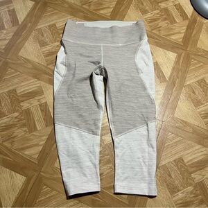 Outdoor Voices techsweat two-tone kneecap leggings